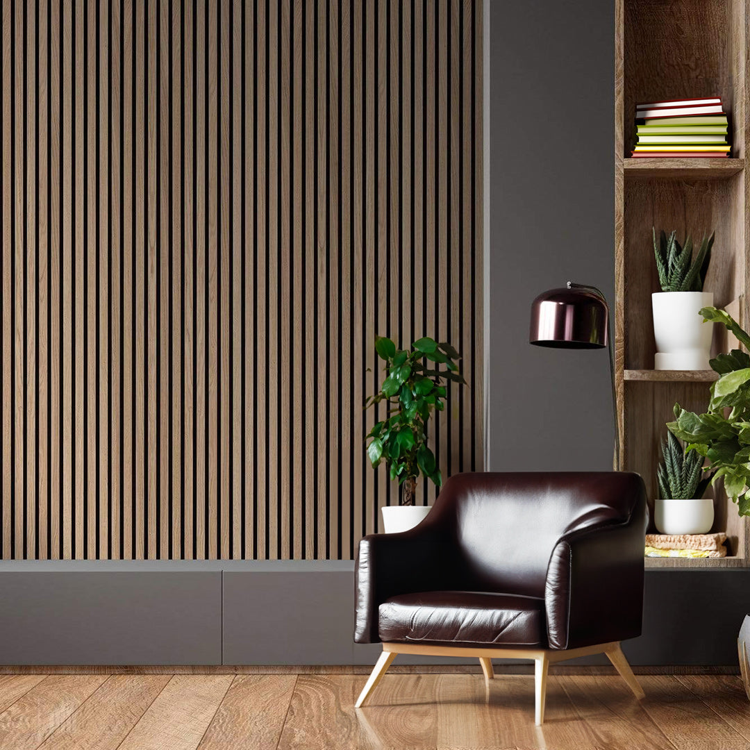 Walnut - Luxury Acoustic Slat Wood Wall Panels – Modern Made